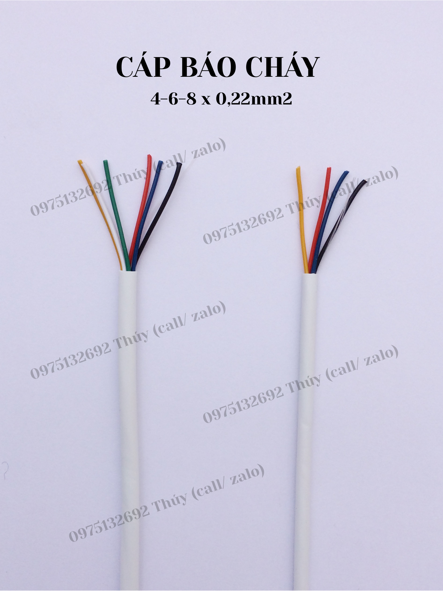 Cáp tín hiệu âm thanh báo động báo cháy lõi Altek kabel chia màu